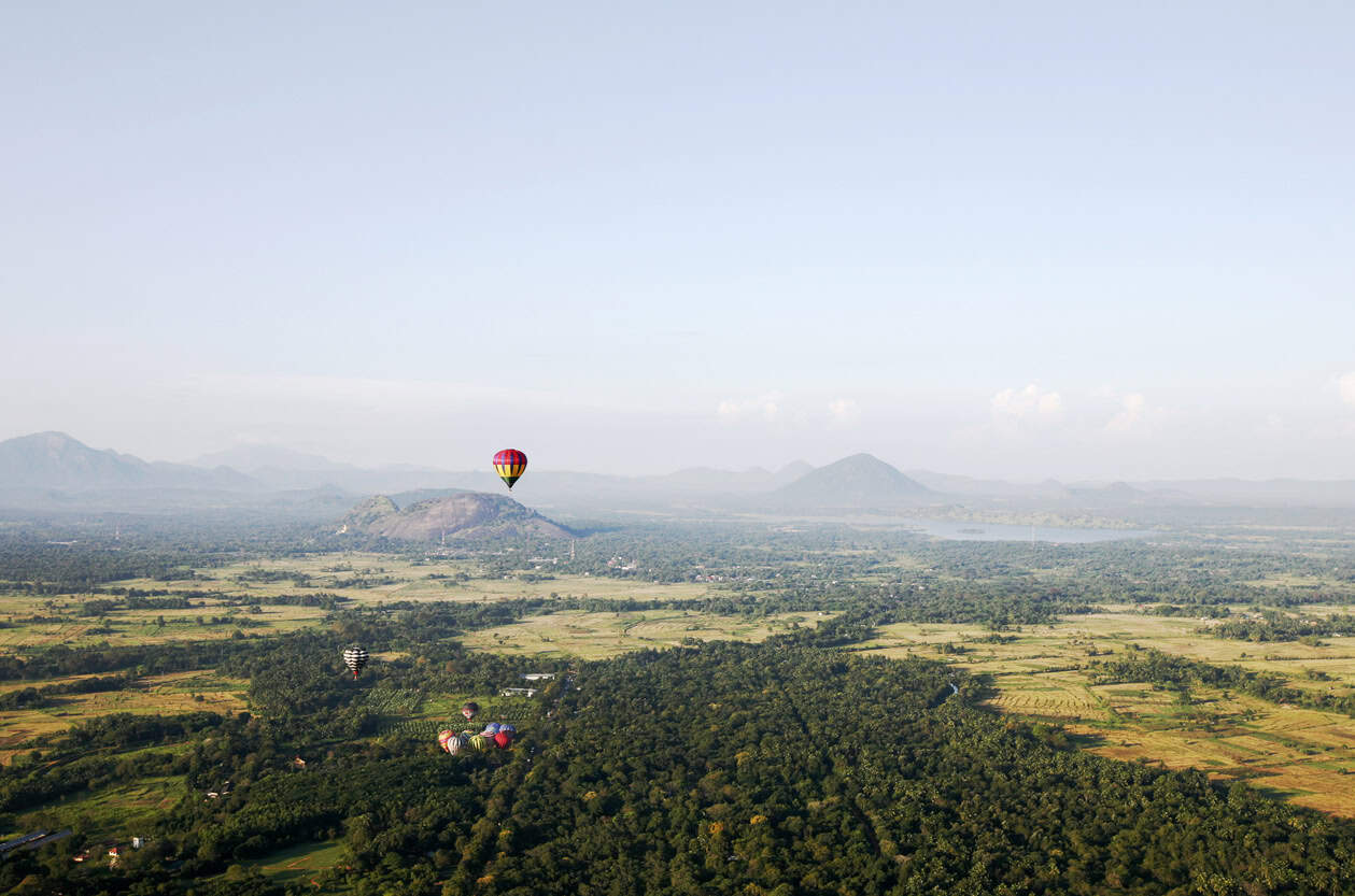 Le Sri Lanka en montgolfière à Dambulla