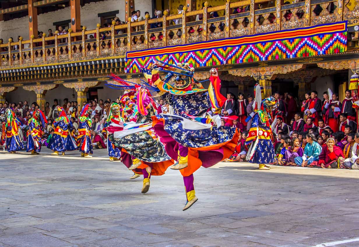 Festival au Bhoutan